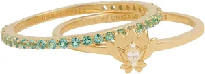 Disney Gold Adventerous CZ Stacking Rings (Set of 2)