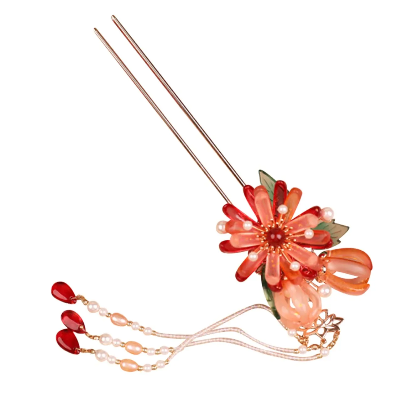 DOITOOL Hair Stick for Women Girls Hair Bun Stick Tassel Hairpin Bridal Hair Fork Elegant Hair Accessory
