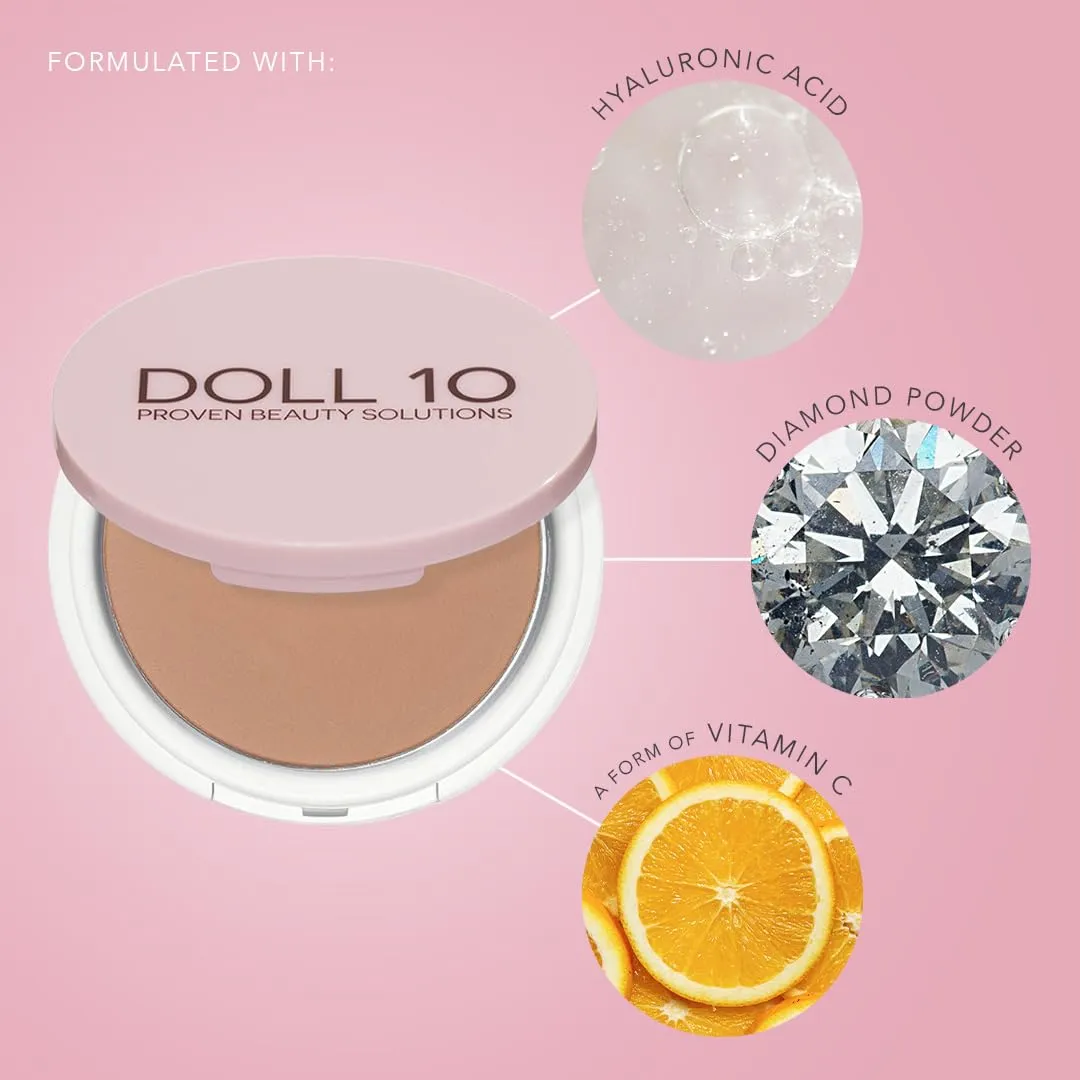 Doll Skin™ Perfecting Finishing Powder - Set, Airbrush, Blur (Shade 5 (Rich))