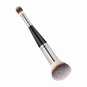 Double Head Makeup Brush for Foundation Powder Blush Blending Concealer - Portable Travel Gift for Women - Anniversary Valentine Mother Day Birthday