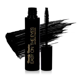 EASY ON THE EYES Sensitive Eye Mascara By Beautify Beauties - Hypoallergenic Mascara For Contact Lens Wearers – Non-irritating, Fragrance-free Mascara For Natural Looking Lashes- 0.35 oz