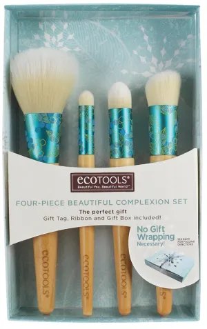 EcoTools-Cruelty Free Four Piece Beautiful Complexion Set 4 Count-Mattifying Finish, Skin Perfecting, Eye Perfecting, Correcting Concealer