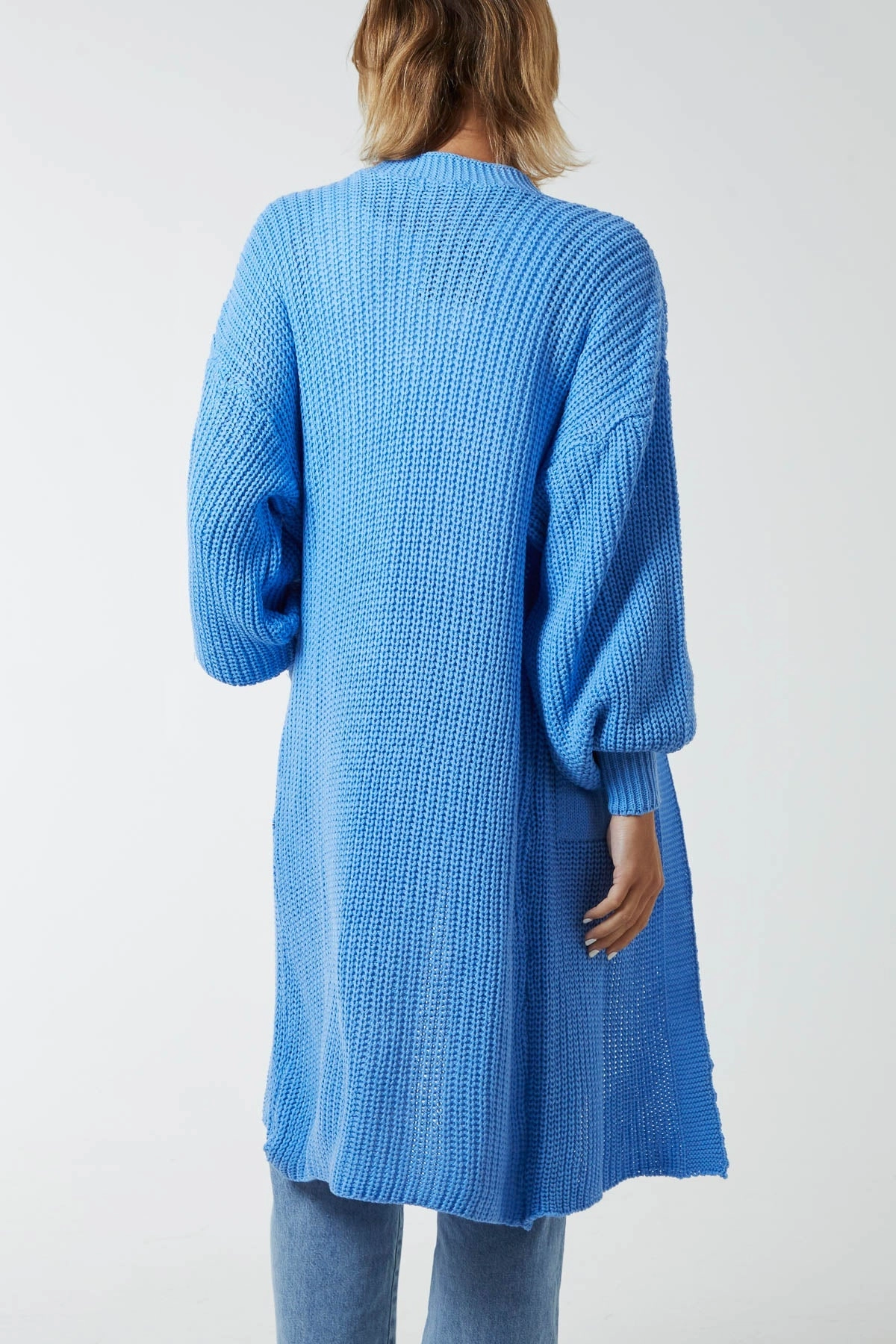 Edge To Edge Knitted Long Cardigan