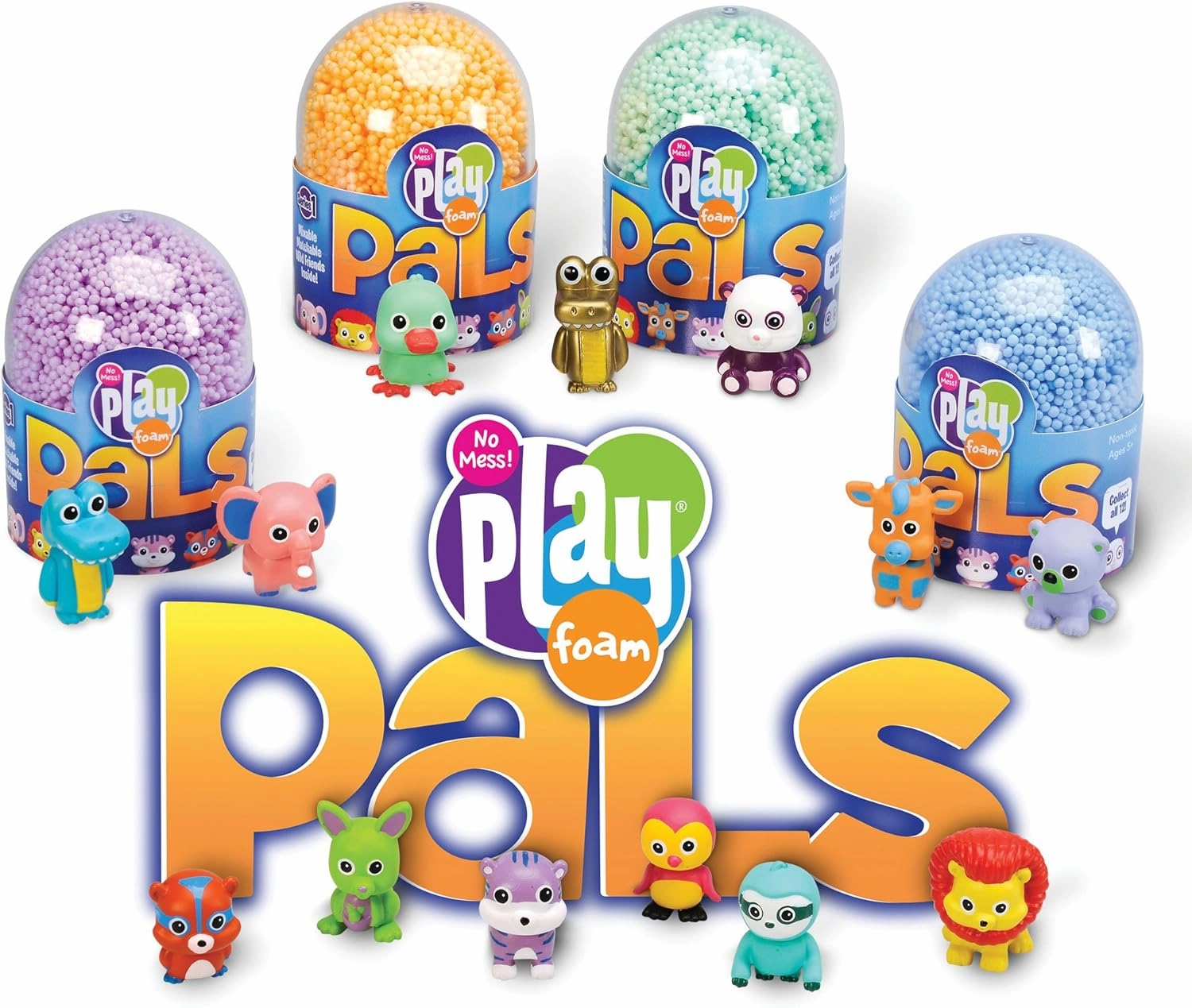 Educational Insights Playfoam Pals Wild Friends, Party Pack of 12, Fidget, Sensory Toy, Ages 3 