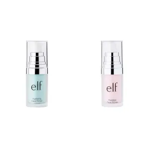 e.l.f., Hydrating Face Primer, Lightweight, Long Lasting, Creamy, Hydrates, Smooths, Fills in Pores and e.l.f. Poreless Face Primer Small