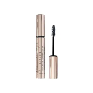 Emani Double Lash Mascara, Black, 3X Volume, Length & Lift, Hypoallergenic for Sensitive Eyes, Vegan & Cruelty-Free, Granite