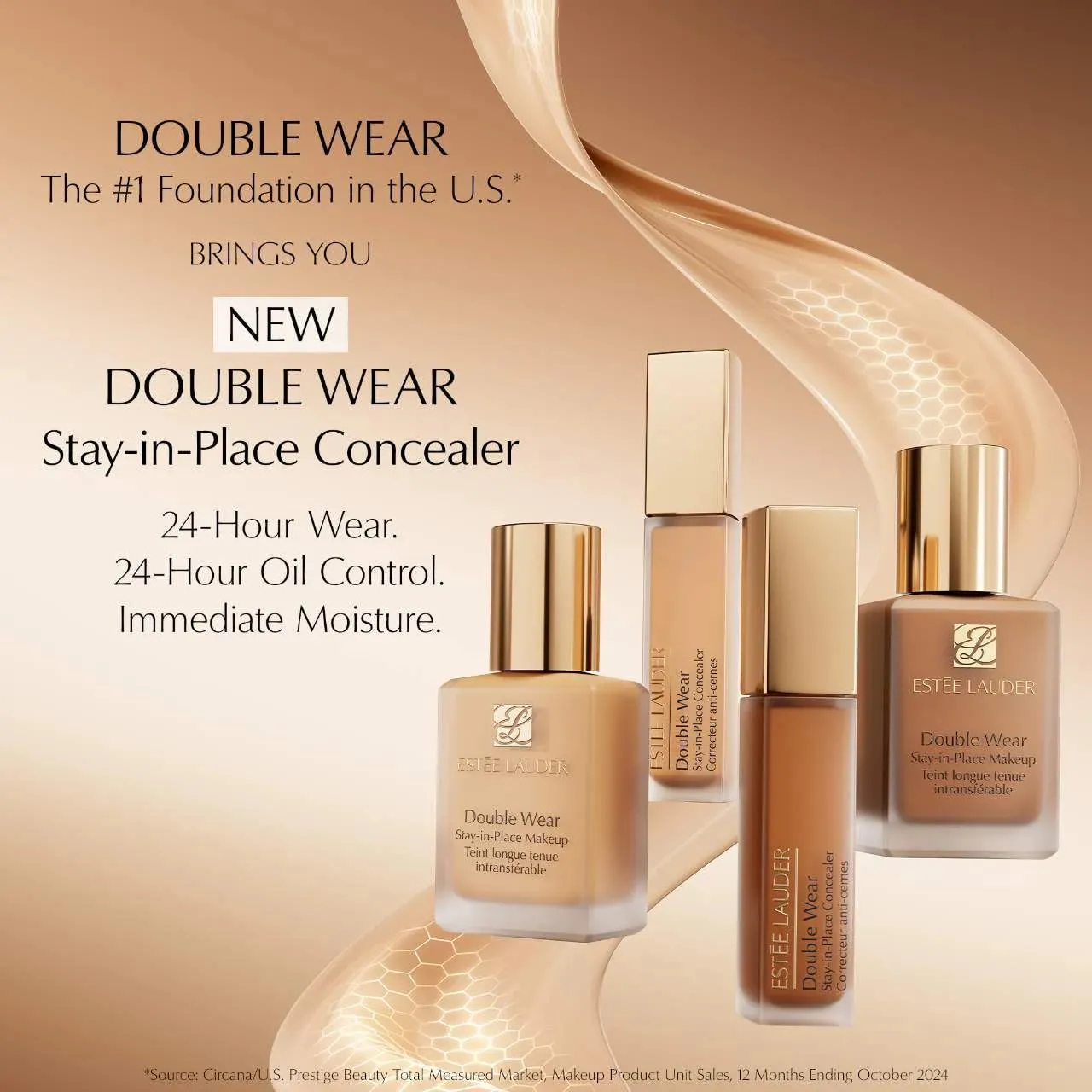 Estée Lauder Double Wear Stay-in-Place Flawless 24-Hour Concealer | Soft Matte Finish | Longwear, 0.4 Fl Oz