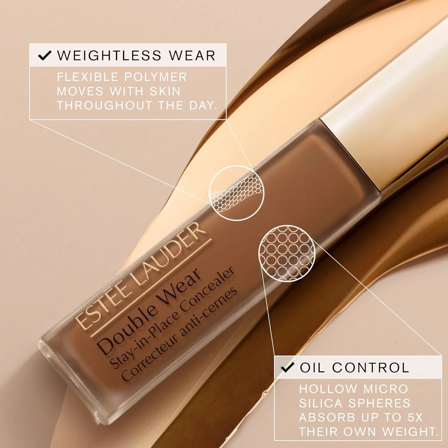 Estée Lauder Double Wear Stay-in-Place Flawless 24-Hour Concealer | Soft Matte Finish | Longwear, 0.4 Fl Oz