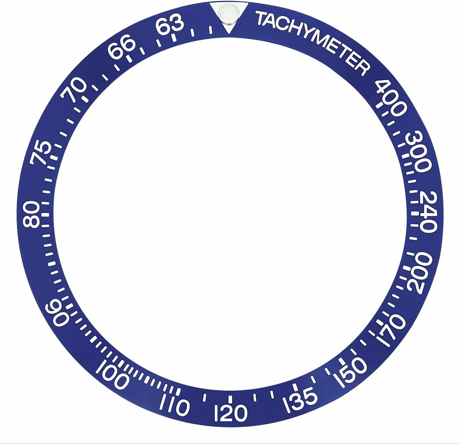 Ewatchparts Bezel Insert Compatible With Vintage Tag Heuer 72 Autavia Watch Model 2446-2 Blue Pearl