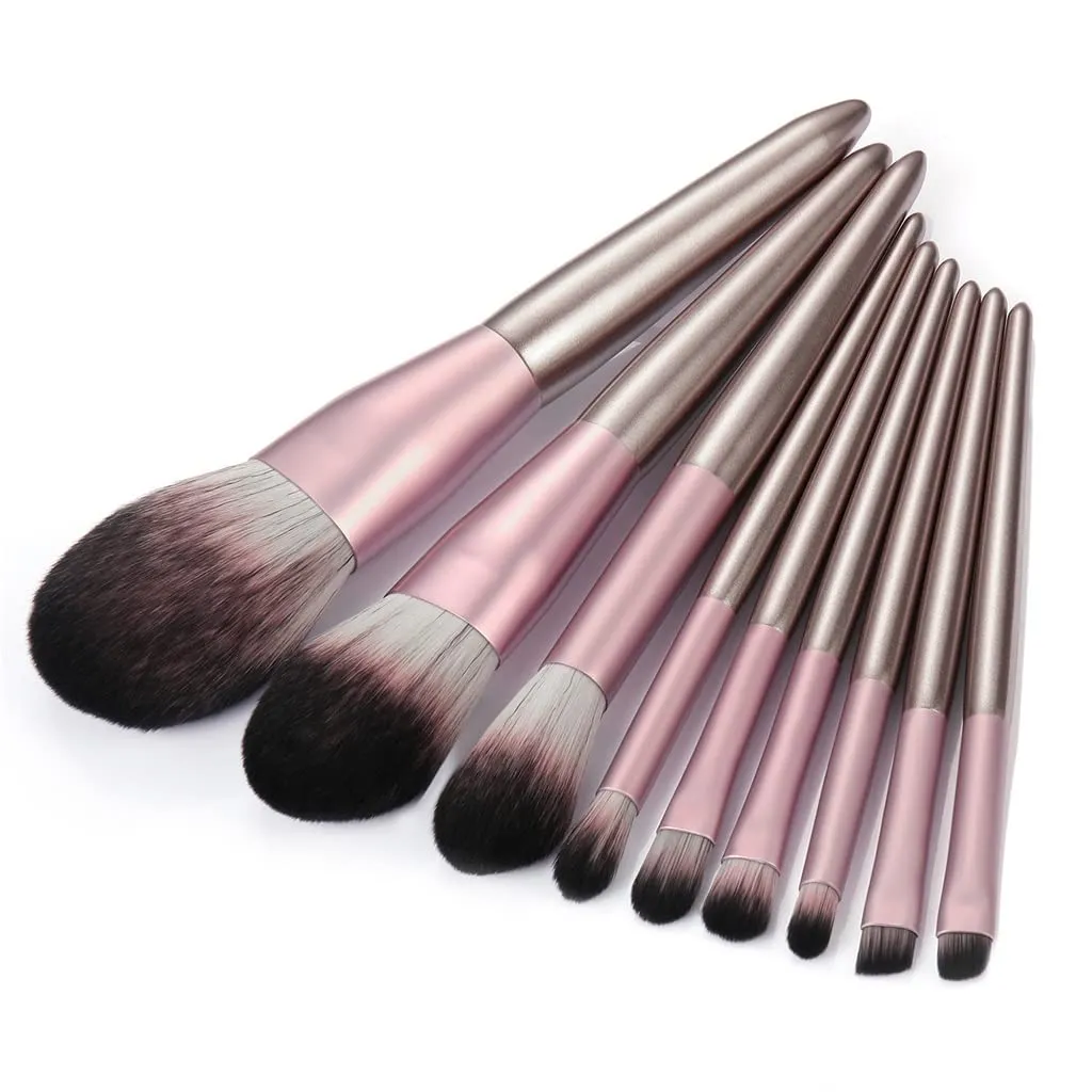Face Eye Shadow Makeup Brush Set Eyeshadow Eyeliner Lip Foundation Cosmetic Blush Makeup Brushes 9pcs