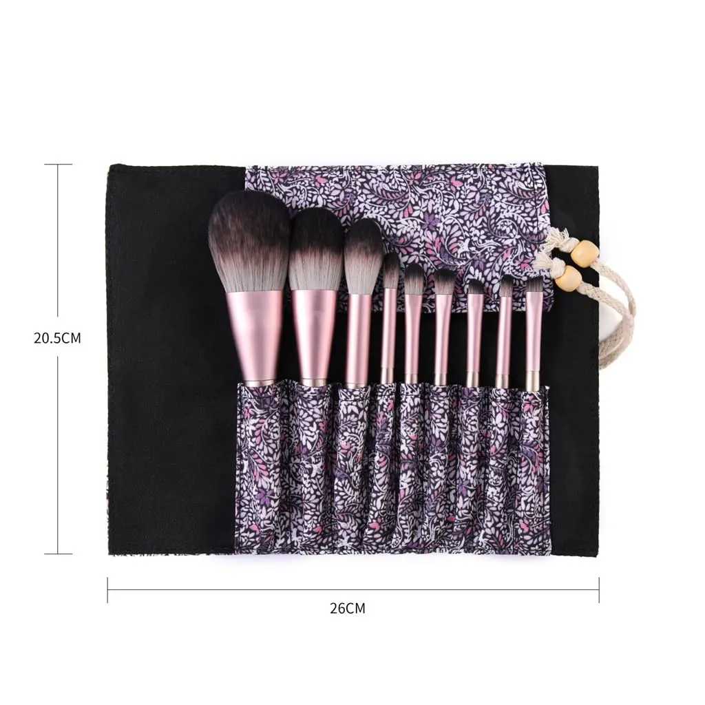 Face Eye Shadow Makeup Brush Set Eyeshadow Eyeliner Lip Foundation Cosmetic Blush Makeup Brushes 9pcs