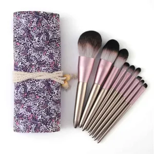 Face Eye Shadow Makeup Brush Set Eyeshadow Eyeliner Lip Foundation Cosmetic Blush Makeup Brushes 9pcs