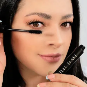 FARMASi Full Blast Softens and moisturizes lash mascara, Ultra black, Sunflower Olive and Shorea Wax, 0.33 fl. oz / 10 ml