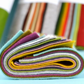 Felt Bundle of 10 Assorted 9" Squares - by Corinne Lapierre