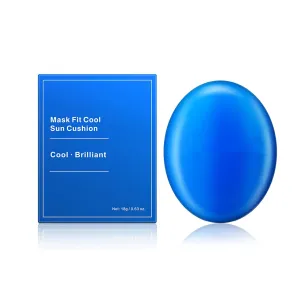 Flawlessly Semi Matte Finish Blue Cushion Concealer For Brightening And Smooth Skin Tone Cools Skin Light Weight Texture
