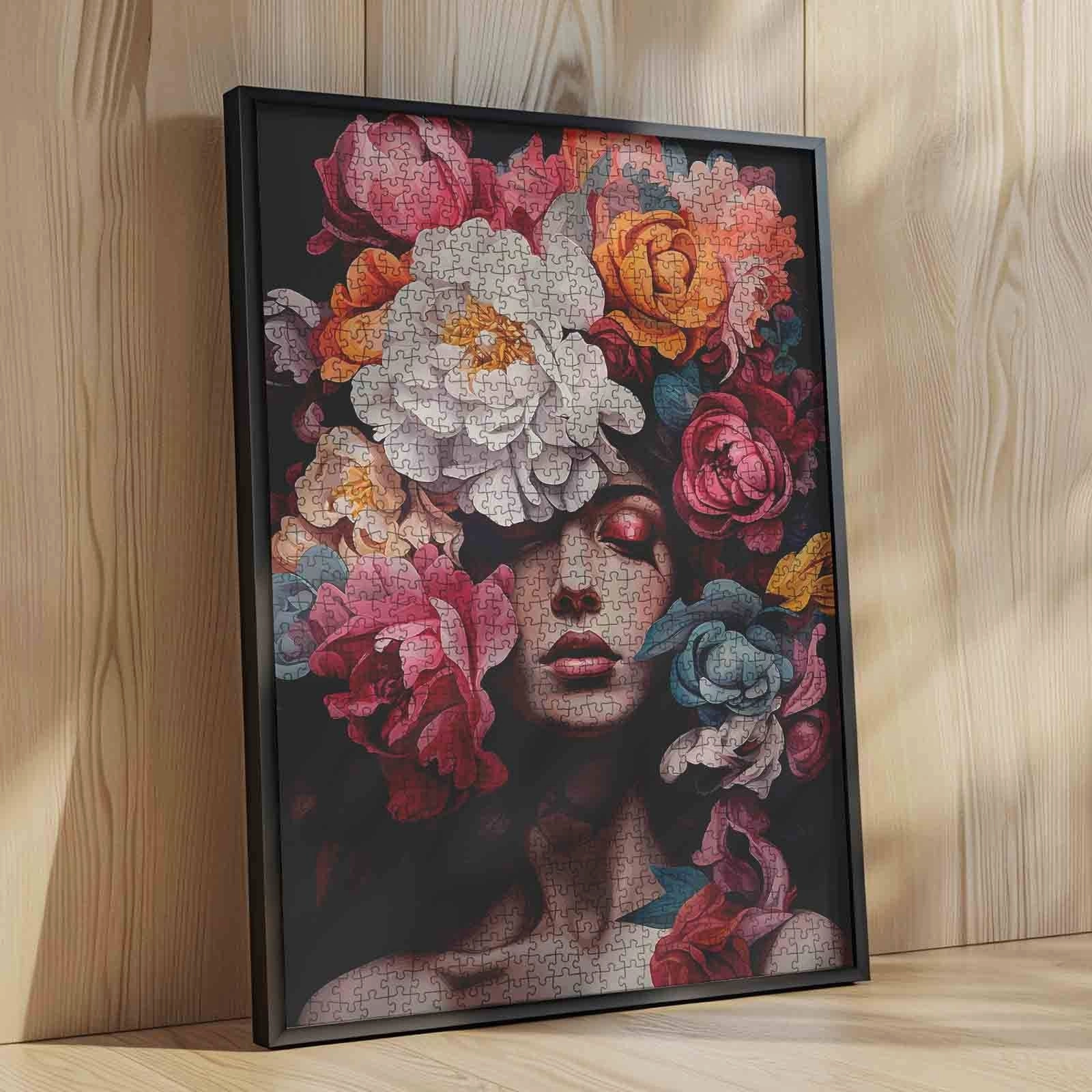 Floral Harmony Beauty Jigsaw Puzzle