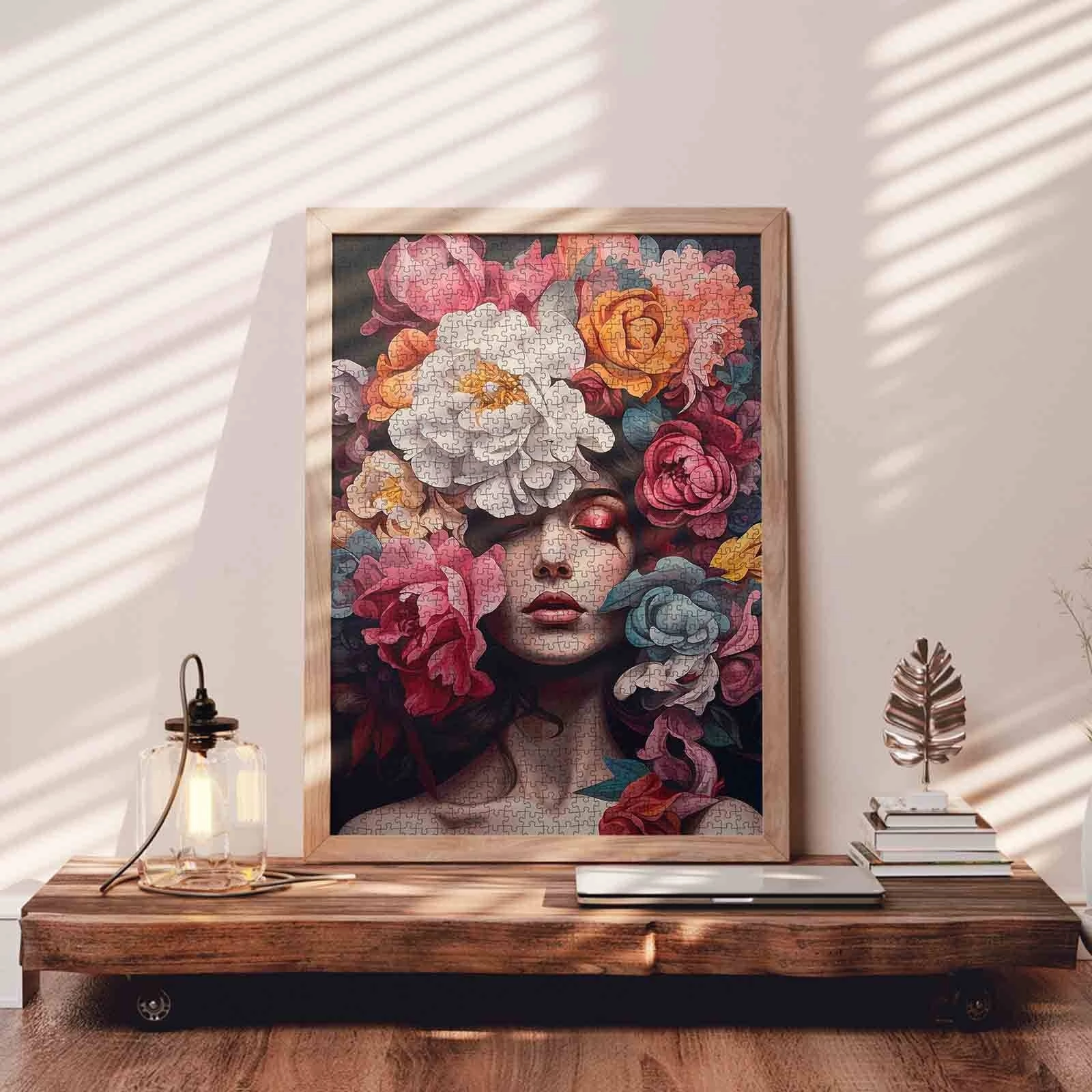 Floral Harmony Beauty Jigsaw Puzzle