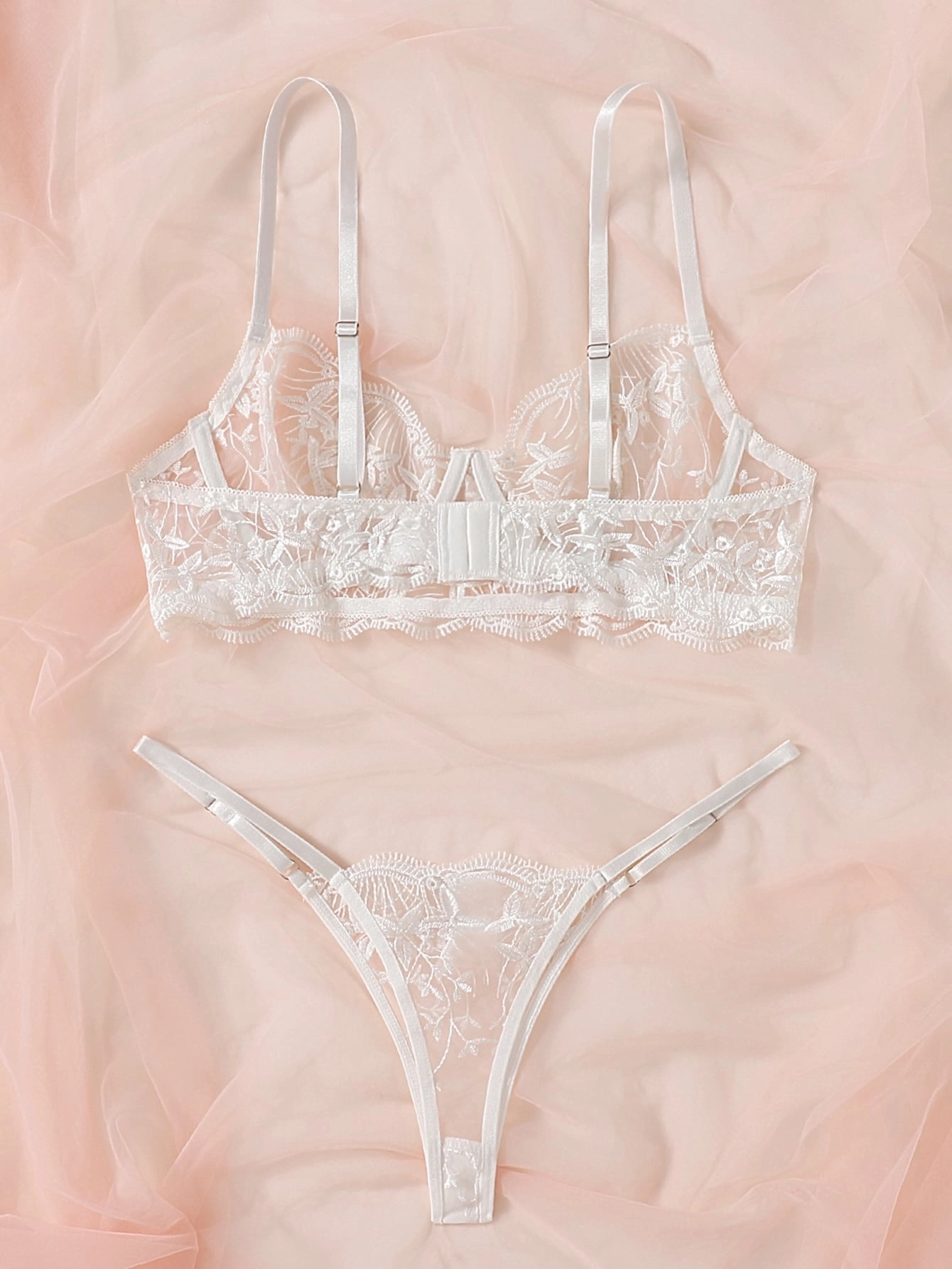Floral Whisper Lingerie Set