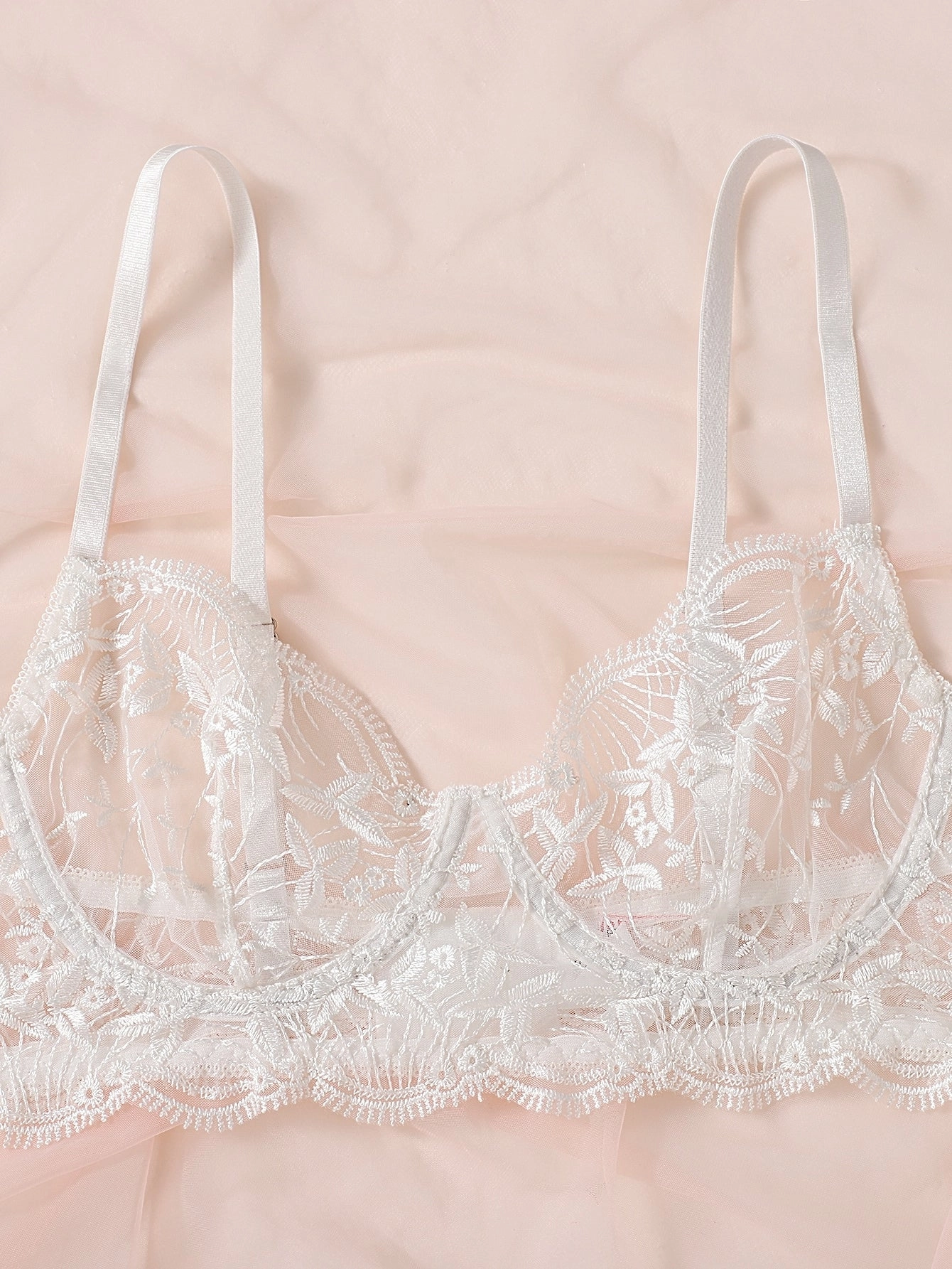 Floral Whisper Lingerie Set