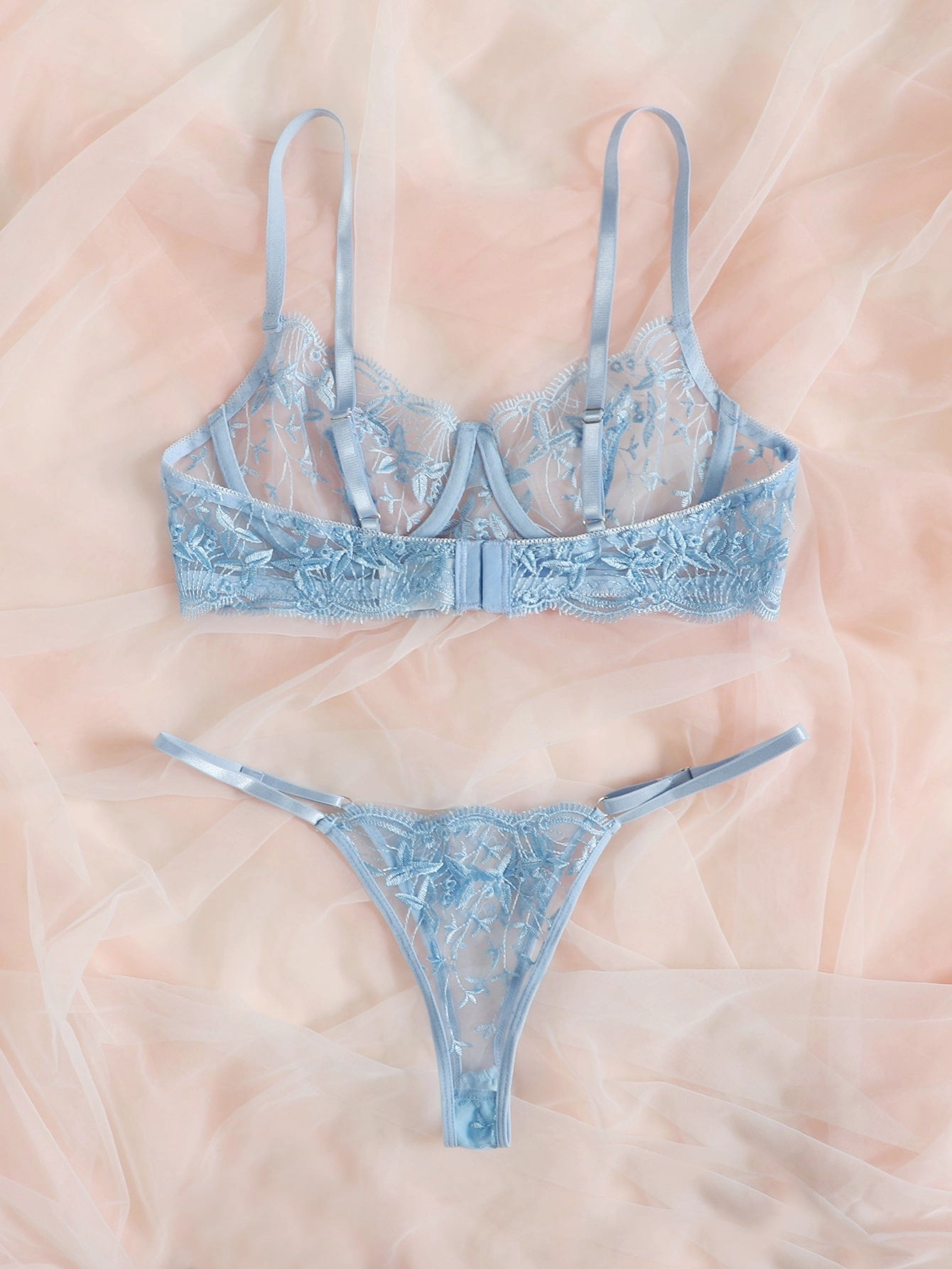 Floral Whisper Lingerie Set