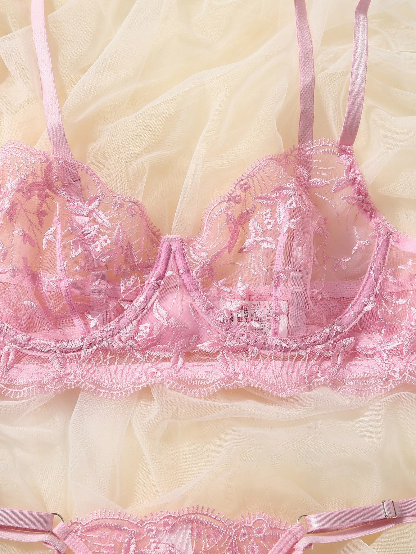 Floral Whisper Lingerie Set