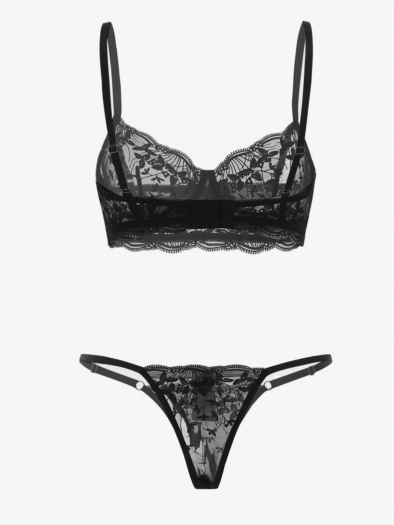 Floral Whisper Lingerie Set