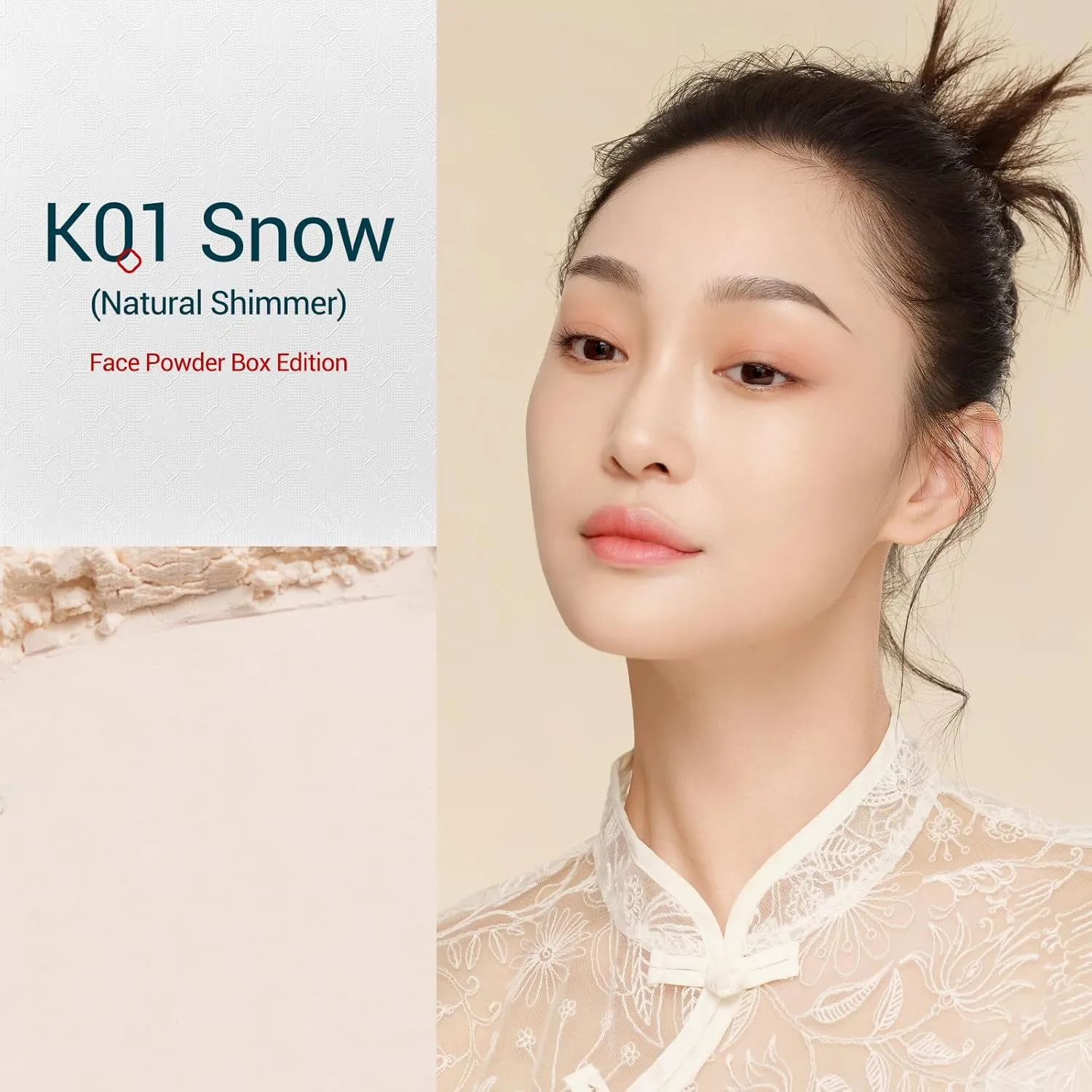 FLORASIS · Gorgeous Peach Blossom Powder (K01 Snow)