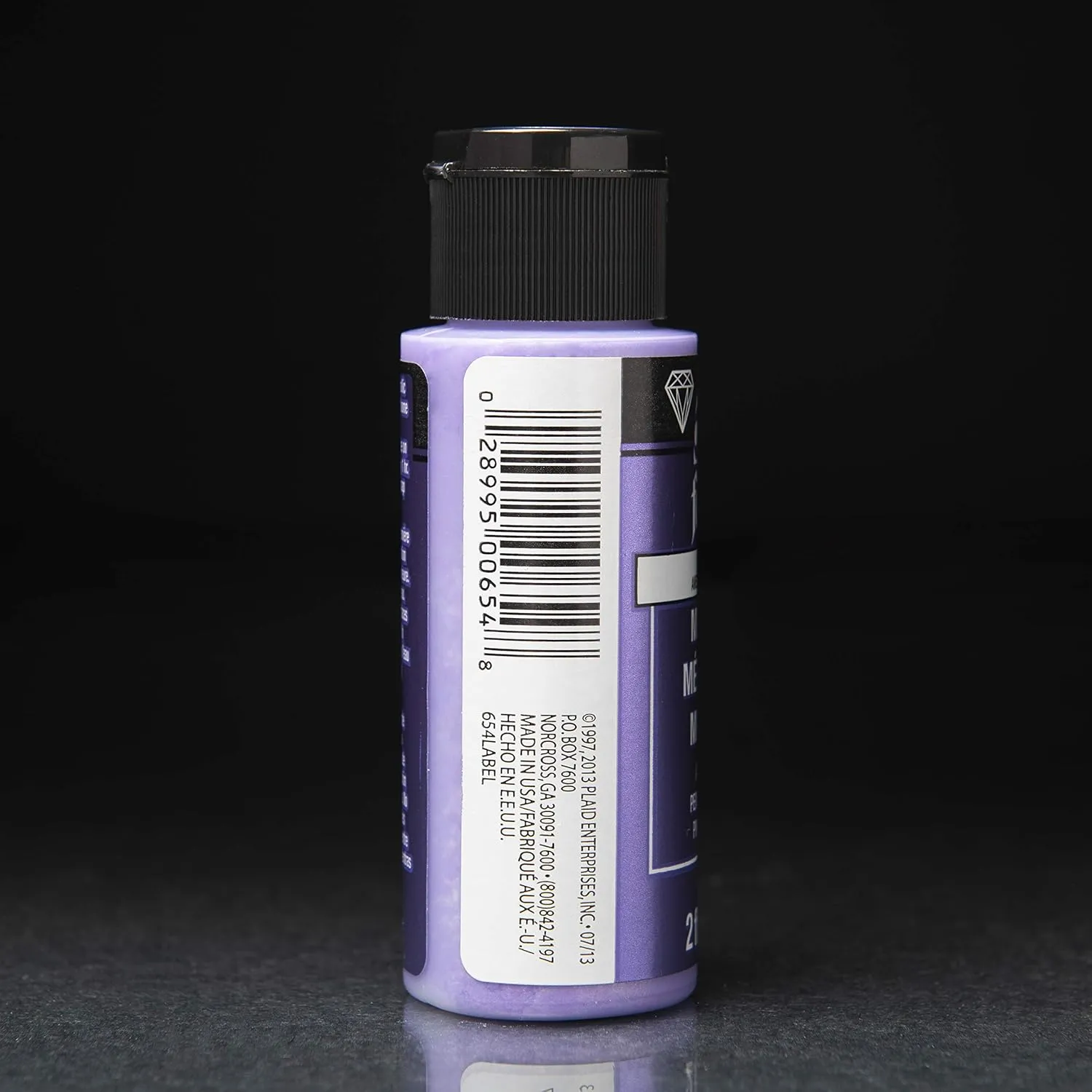Folkart Color Acrylic Paint Set, 2 oz, 18 Metallics
