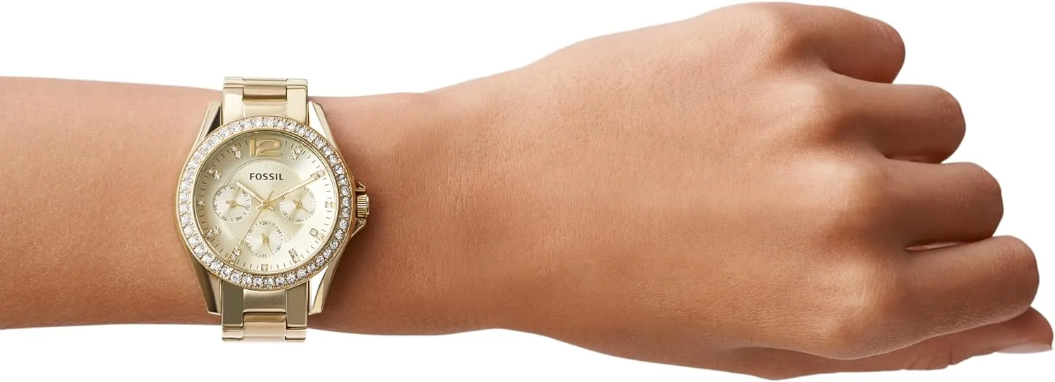 Fossil Women's Riley Quartz Stainless Steel Multifunction Watch