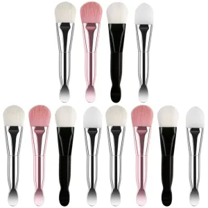 FRCOLOR 12pcs Face Mask Applicator Brush Dual-headed Tool for Even Application of Skincare Products for Mud and Masks Easy to Clean and Reusable