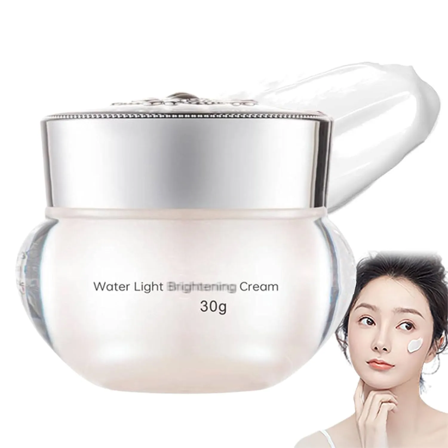 GIRLVYAN Niacinamide Revitalizing Tone-Up Cream, GIRLVYAN Tone-Up Cream Korean, Makeup Concealer Foundation Oil Control & Long-Lasting & Lightweight (B Cream-30g)