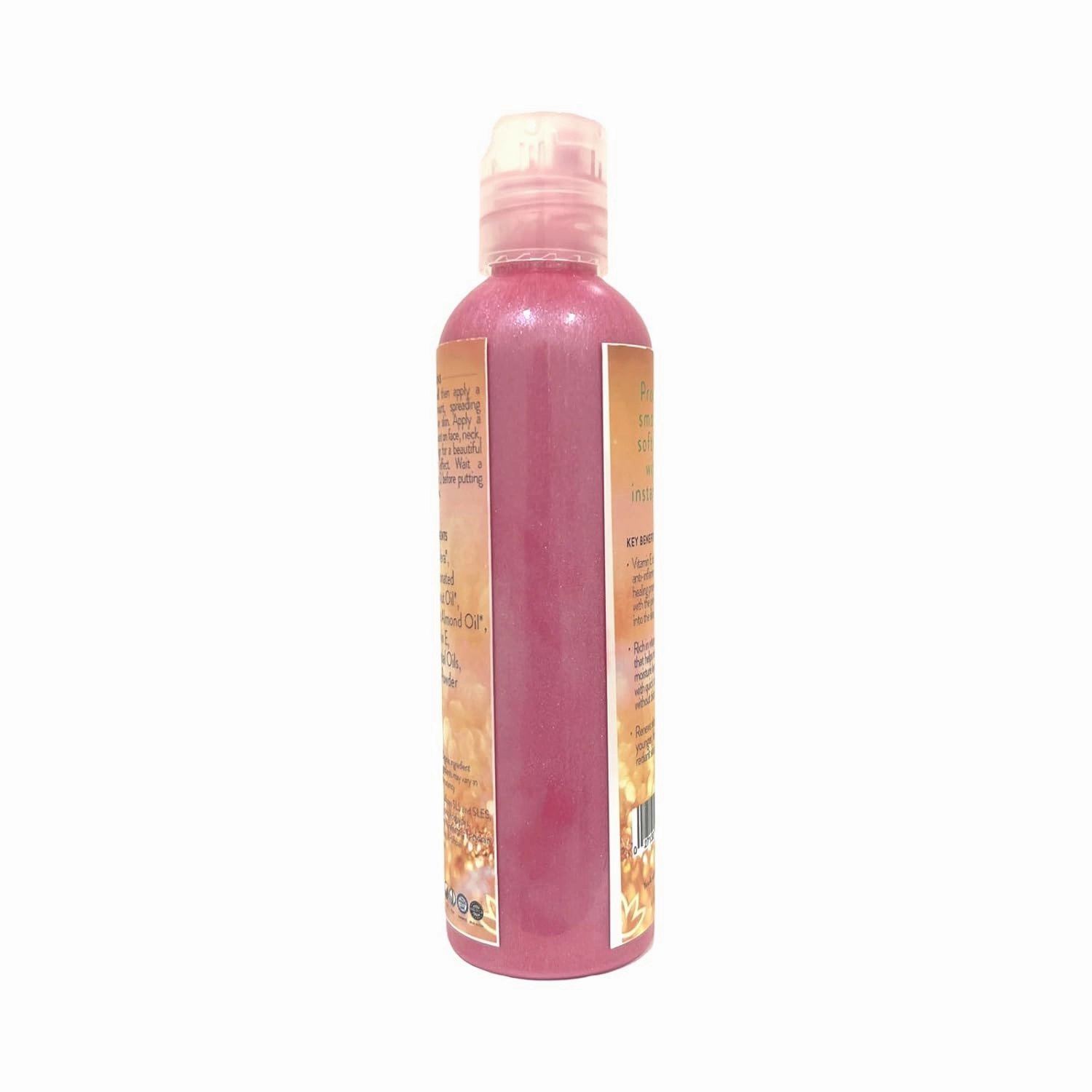 GLIMMER GODDESS Organic Illuminating Shimmer Body & Face Oils, Electric Pink, Radiant Glow & Hydration 4 oz.