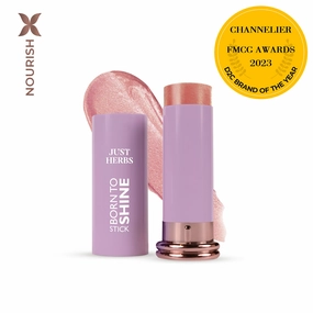 Glimmering Pink: Born To Shine Stick with Shea Butter & Cica - 1