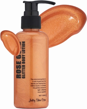 Glitter Body lotion - Rose Gold Glitter Body lotion & Smoothing Lotion