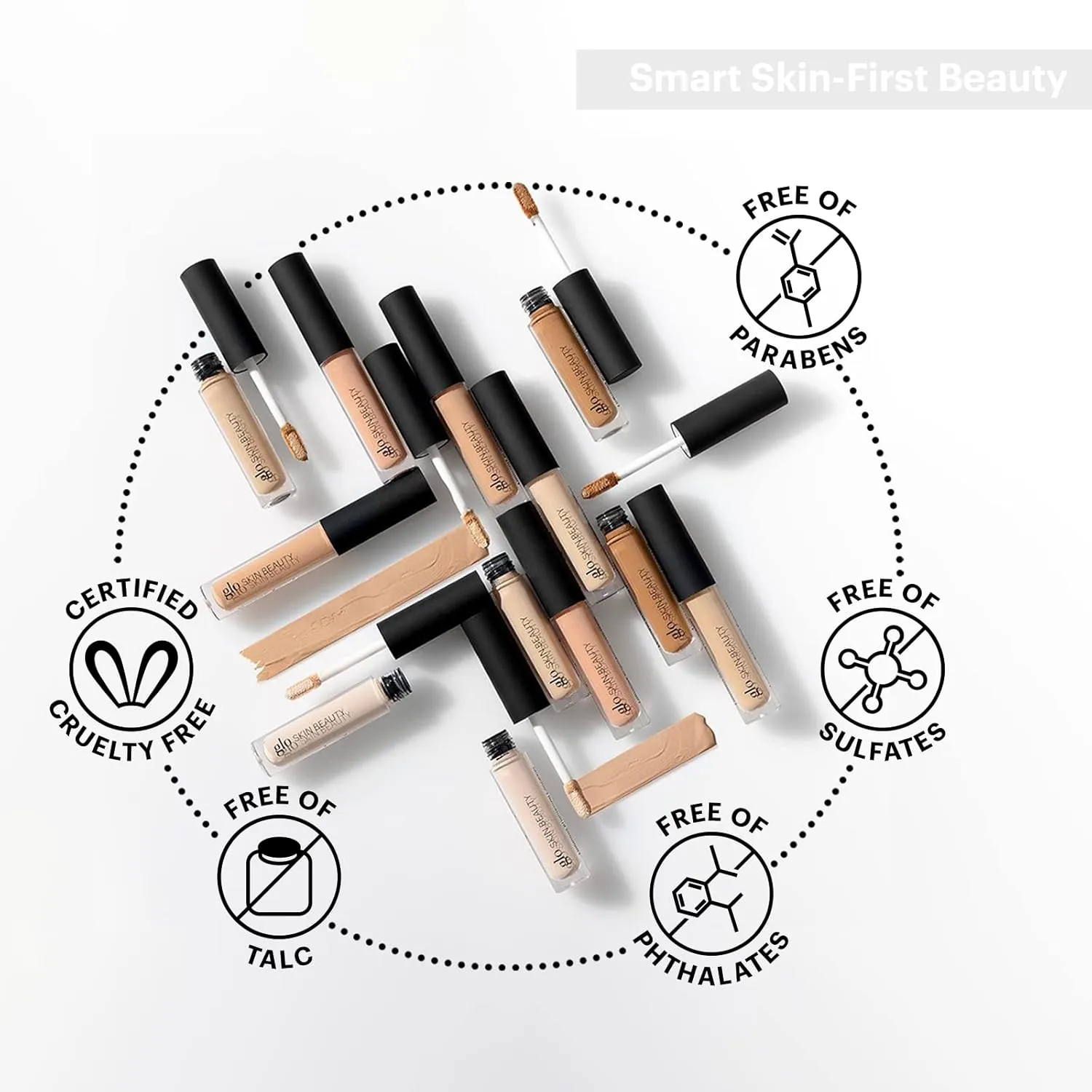 Glo Skin Beauty Luminous Brightening Concealer Makeup - Conceals Dark Spots & Fine Lines, Brightens for a Highlighted Effect (Honey)