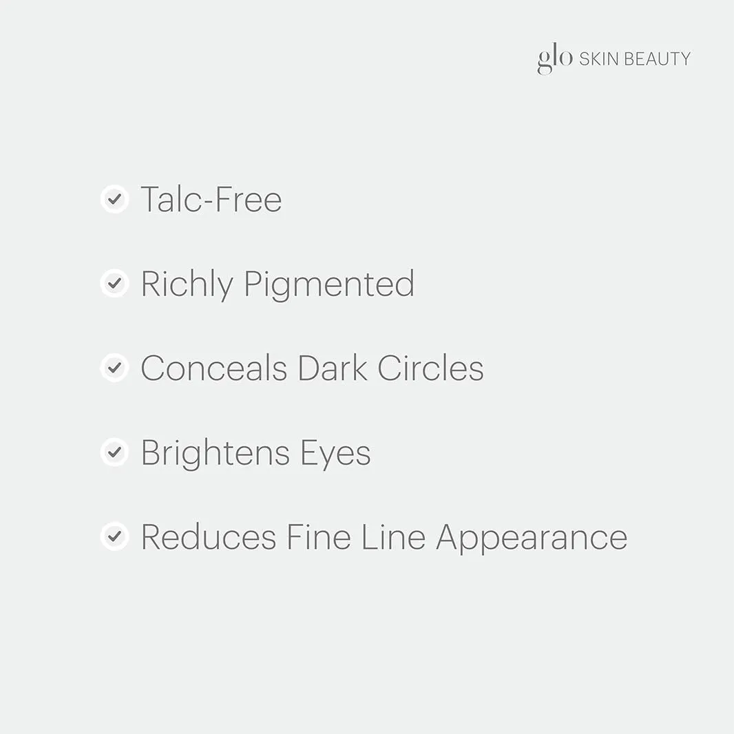Glo Skin Beauty Under Eye Concealer Makeup with Duo Shades for Custom Blending - Corrects & Conceals Dark Circles & Redness - Buildable Longwearing Coverage (Honey)