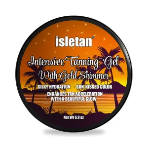 Gold Shimmer Intensive Tanning Tanning Gel Pineapple, Extreme Dark Tanning Gel For Outdoor Sun, Ultra Dark Tanning Butter, Tanning Balm For Beach, Solid Carrot Tanning Oil, SPF0, 200g, Bronze