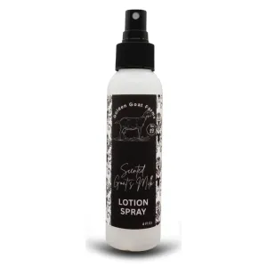 Golden Goat Farms Amber Cinnamon Scented Sprayable Lotion with Goat's Milk, 4 Oz
