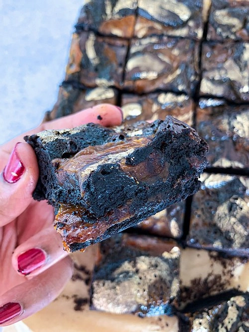 Gooey Bea - Salted Caramel Brownies