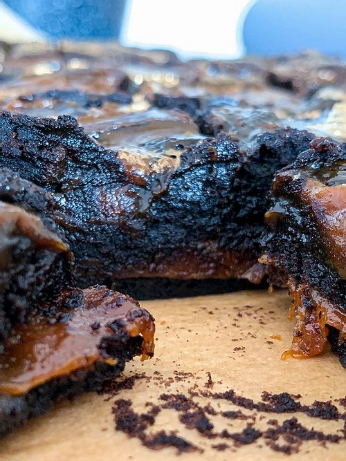 Gooey Bea - Salted Caramel Brownies