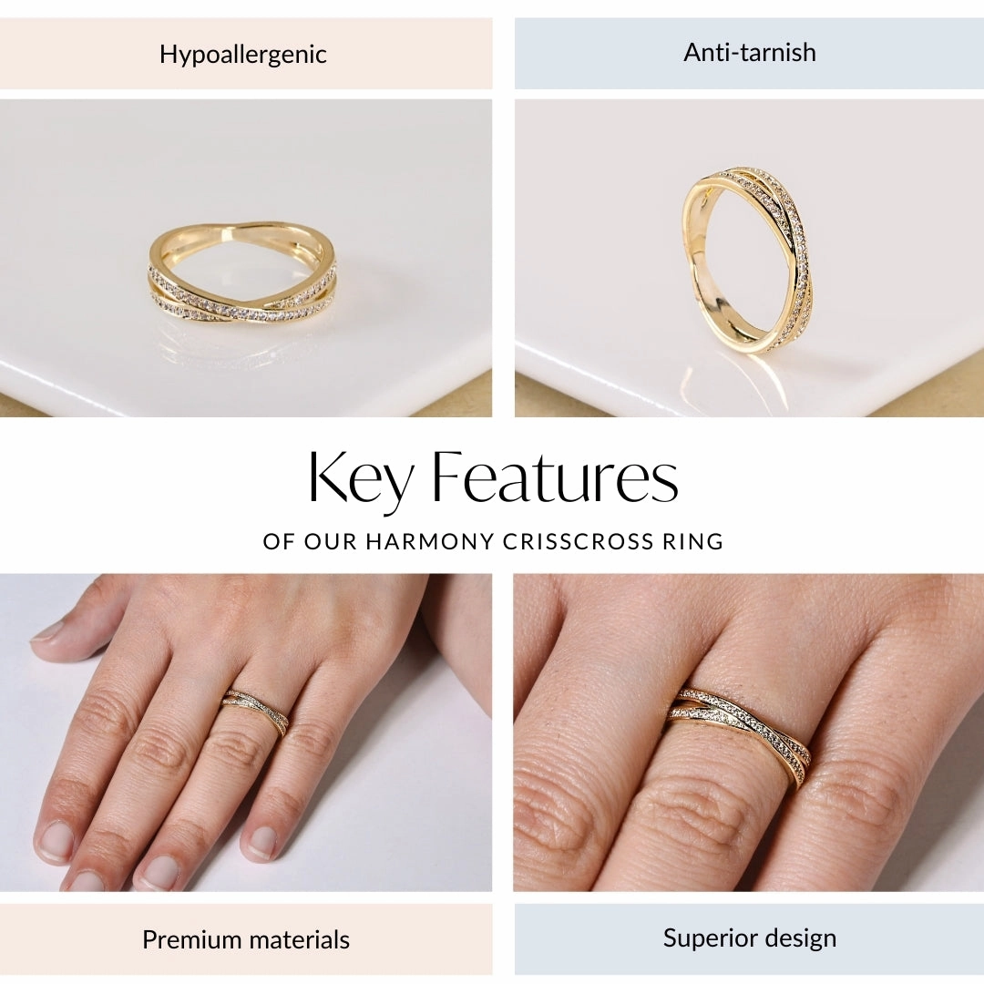 Harmony Crisscross Ring
