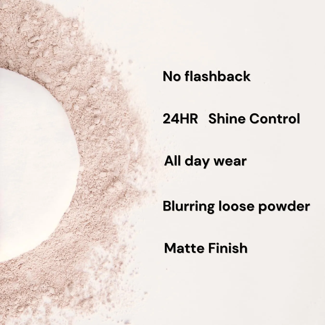 HD Loose Powder Form, Paraben-Free, Lightweight, Breathable, Long-Lasting, Transparent, Flawless Matte Finish, Face Setting Makeup Gift for Women, Warm Amber