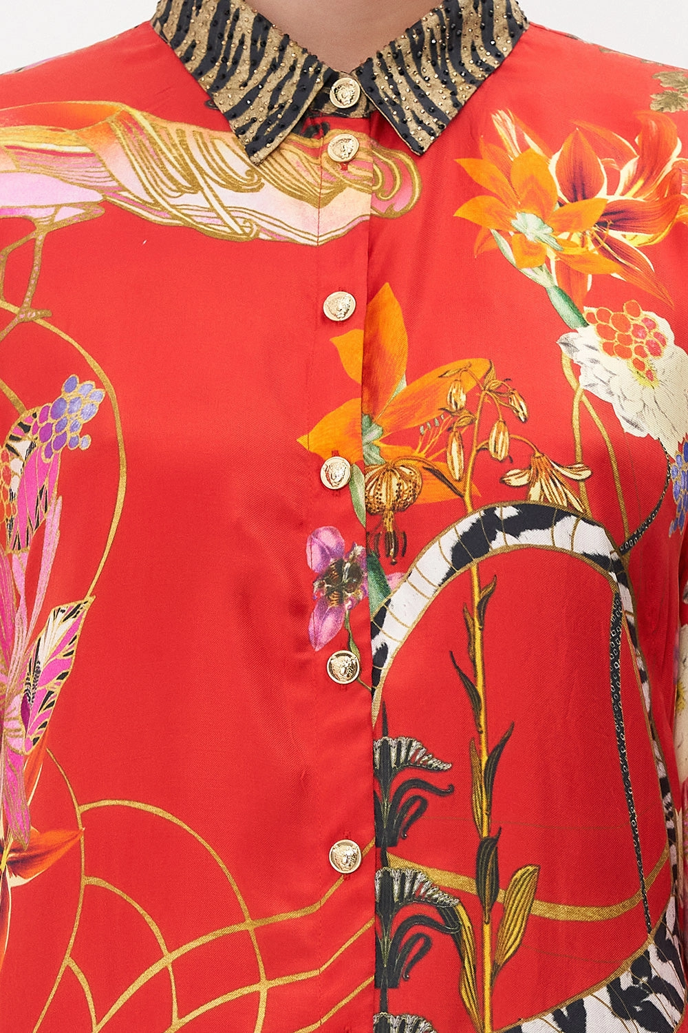 HIGH LOW MIDI SHIRT DRESS THE LEGEND OF ZIBA