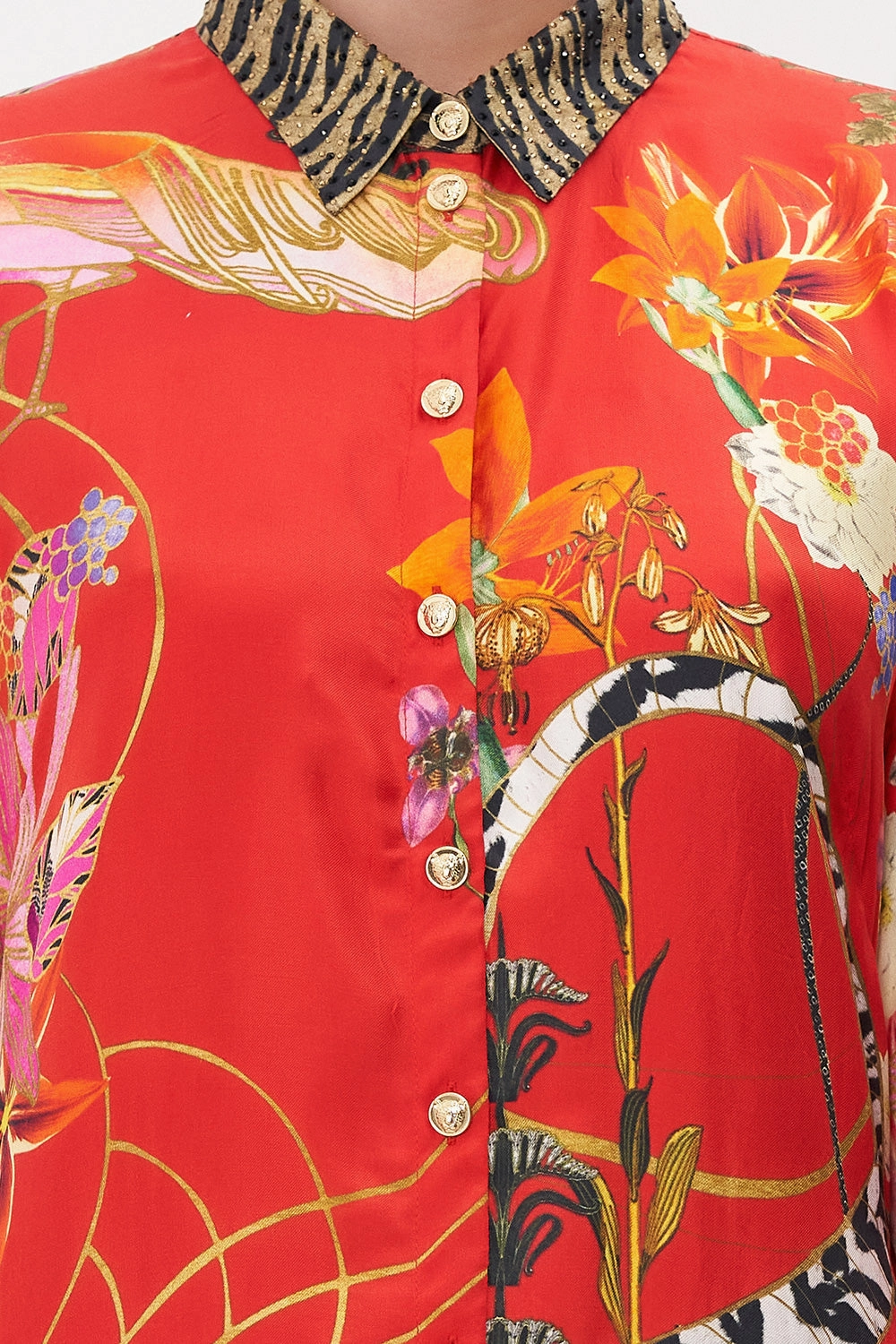 HIGH LOW MIDI SHIRT DRESS THE LEGEND OF ZIBA
