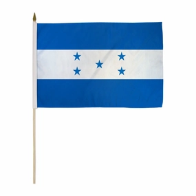 Honduras 12x18in Stick Flag