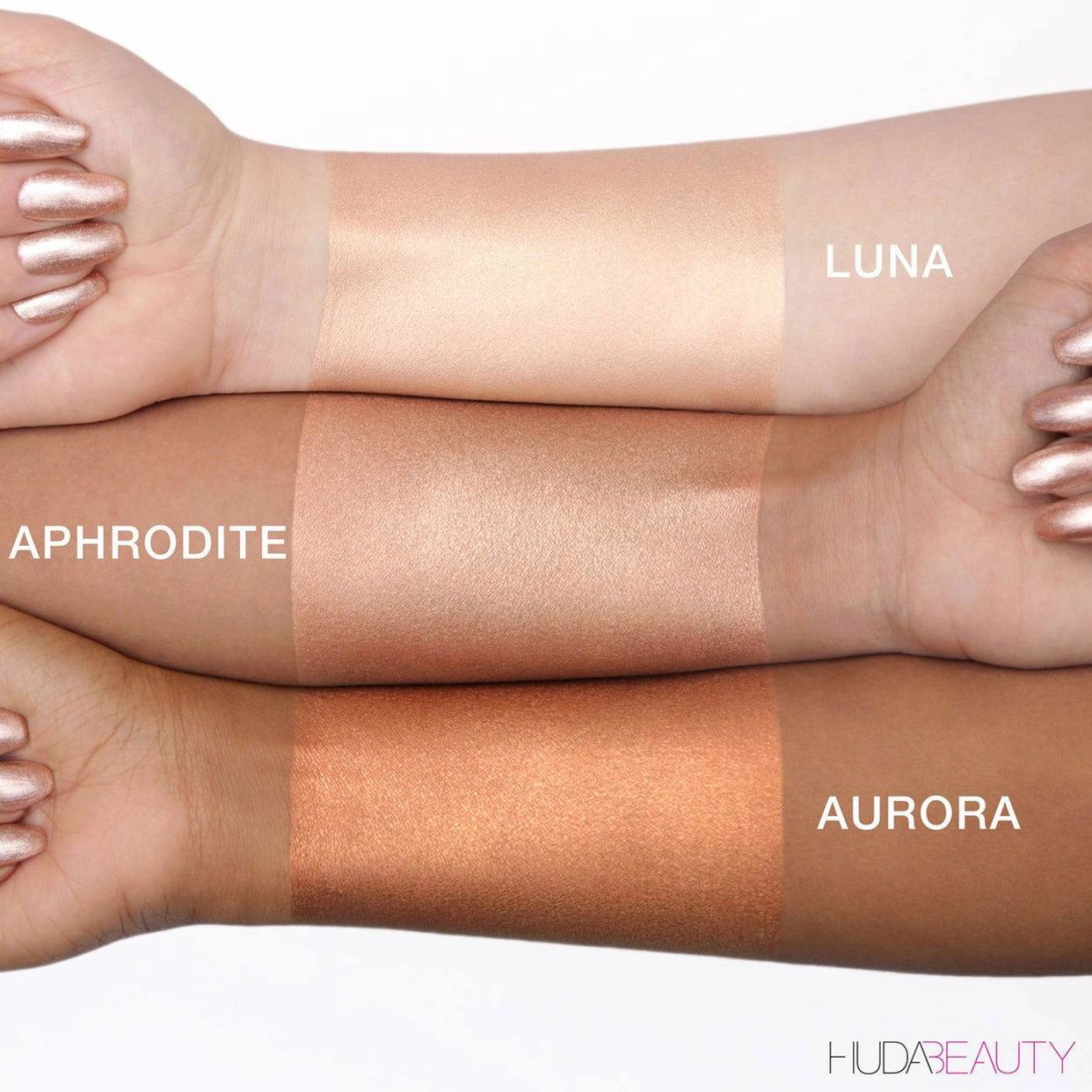 Huda Beauty N.Y.M.P.H. All Over Body Highlighter Luna
