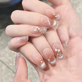 Ice Muscle Jade Cat's Eye Nail Art