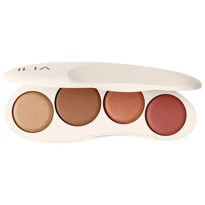 ILIA | The Ethereal Baked Face Palette - Long-Wear Bronzer, Highlighter & Blush