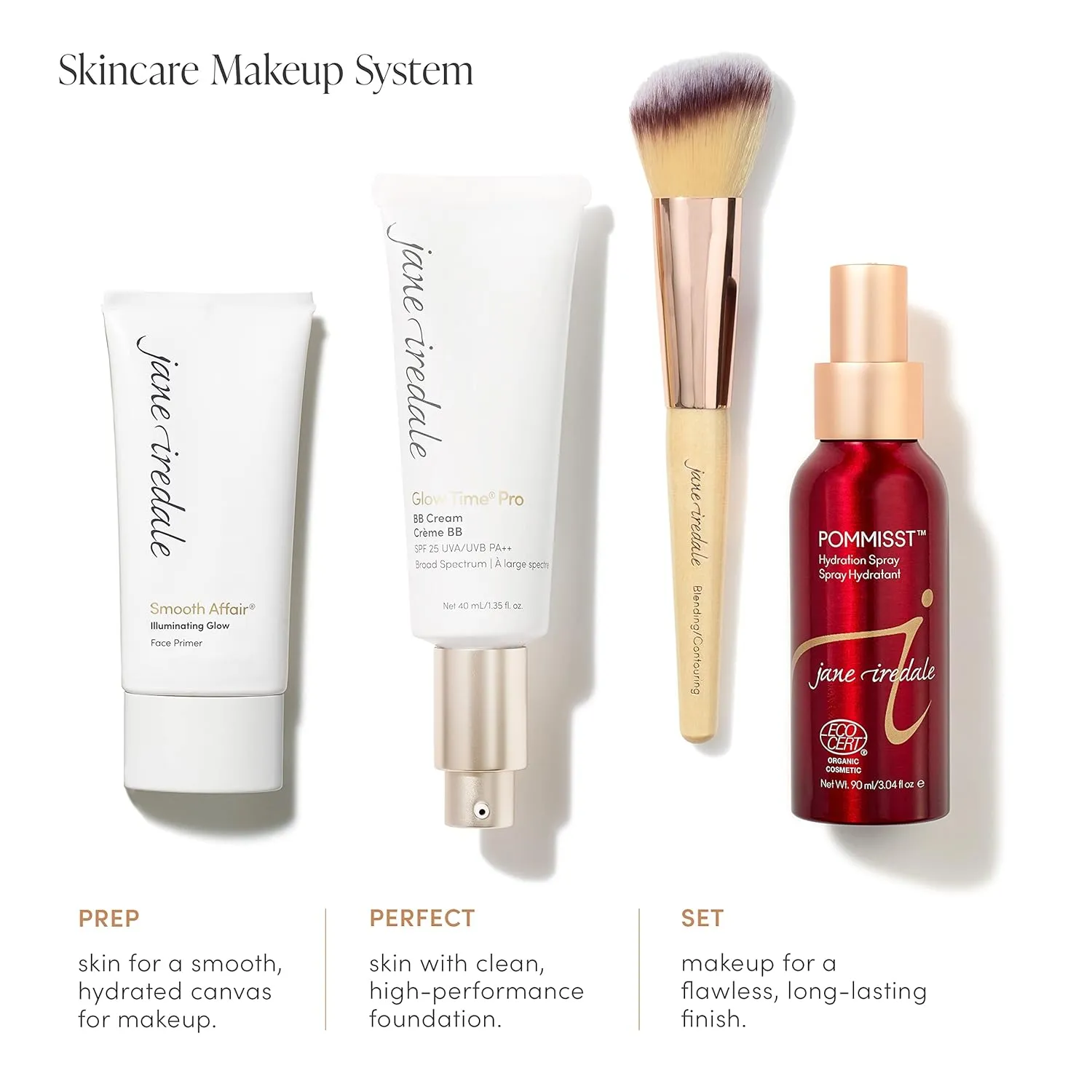 jane iredale Glow Time Pro BB Cream | Weightless Blemish Concealer with Buildable Coverage | SPF 25 Broad Spectrum Sun Protection | Satin Finish
