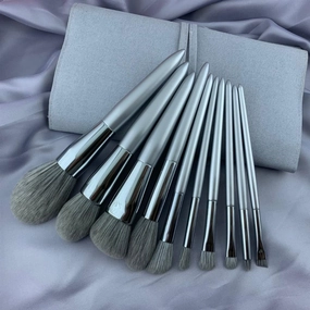JSEIAJB 10 pieces of makeup brush set powder brush, powder blusher brush, cosmetic brush, eye shadow highlight brush